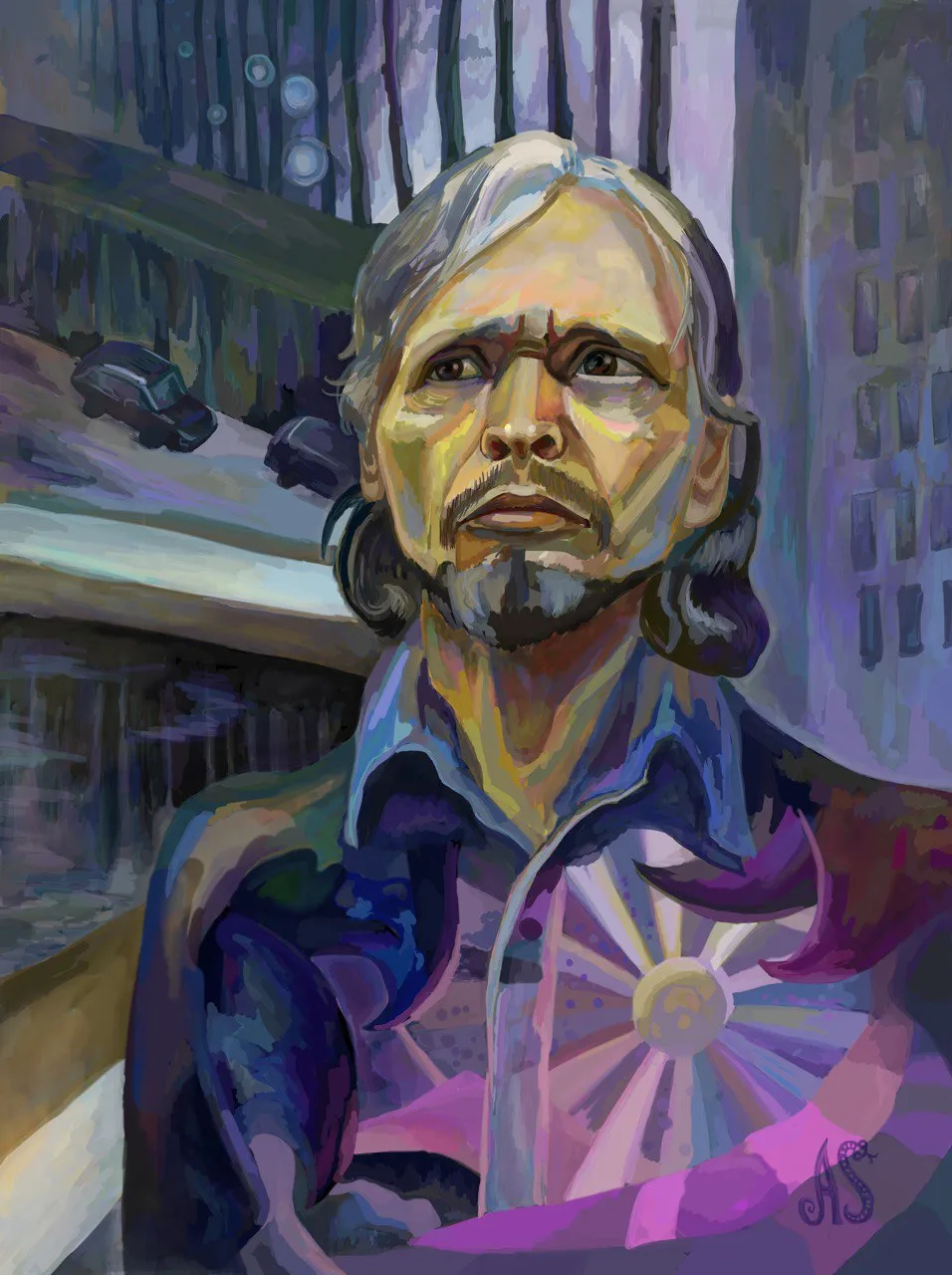 Portrait of Alexander Bakhtin by Anastasia Asp