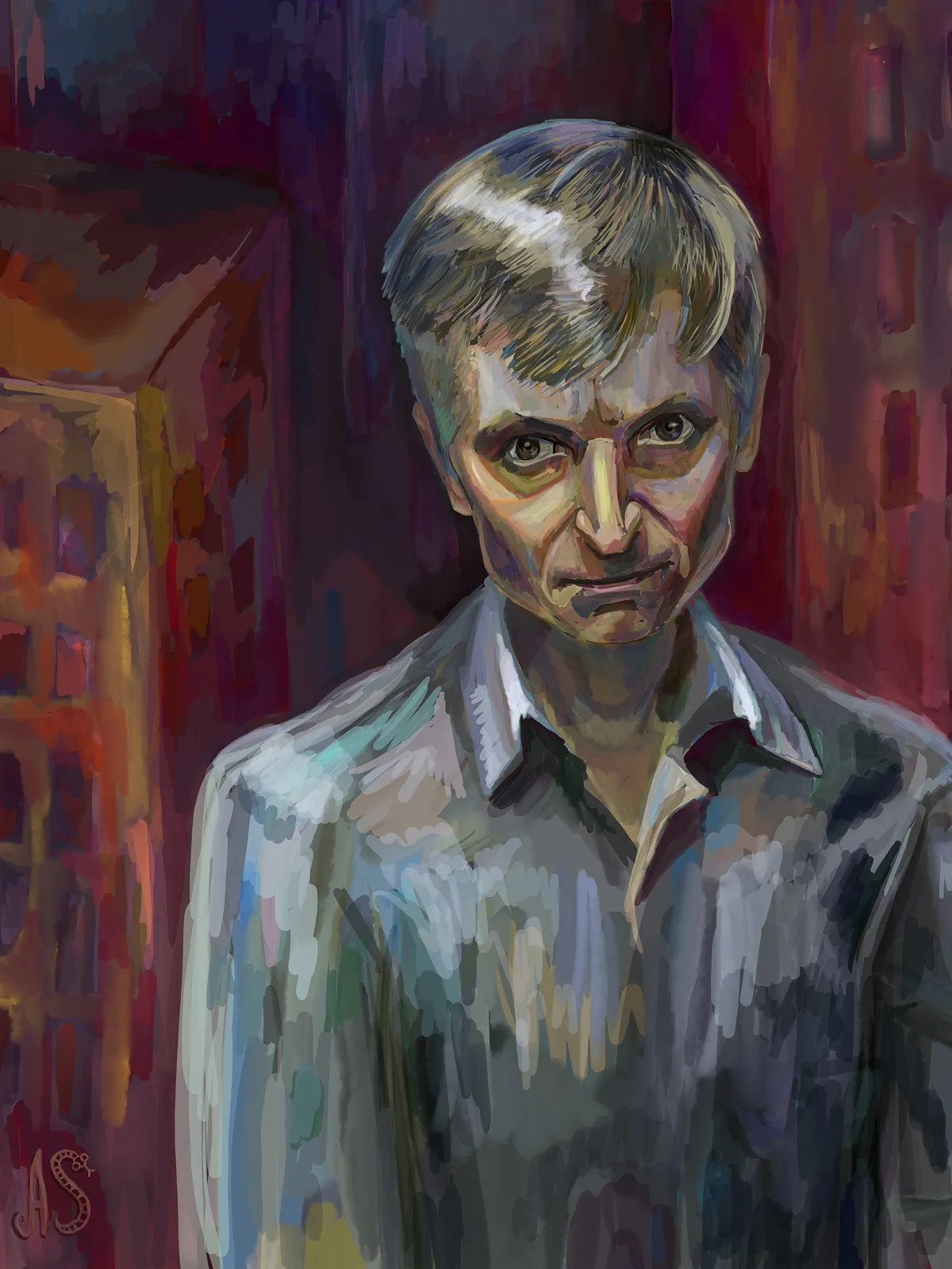 Portrait of Alexei Gorinov by Anastasia Asp