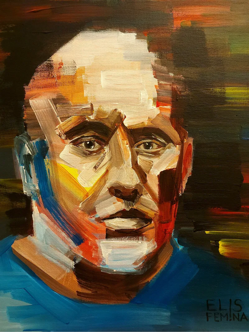 Portrait of Andrei Galchevsky by Elis Femina