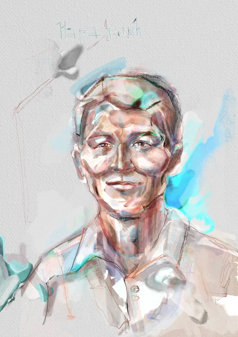 Portrait of Dim Davletkildin by Grazhdanochka