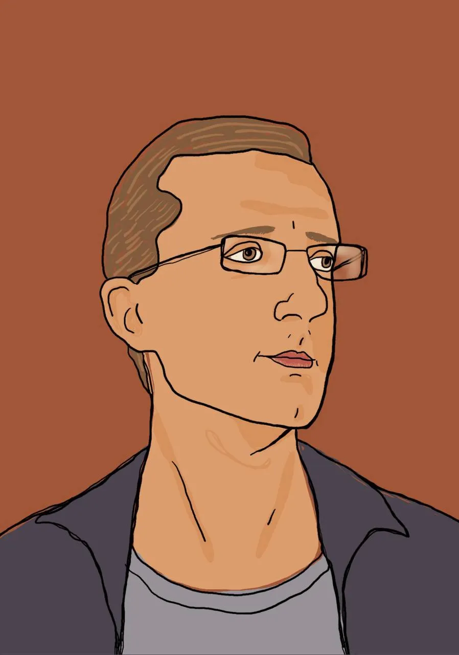 Portrait of Dmitry Bogmut by Tatiana Pavlova