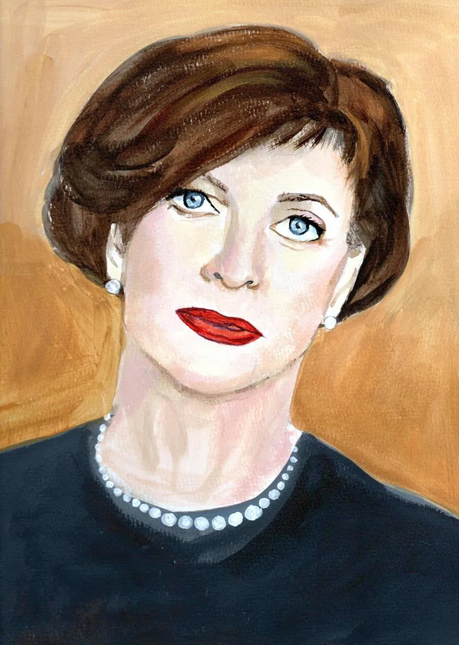 Portrait of Marina Tokareva by Liza Strizhenko