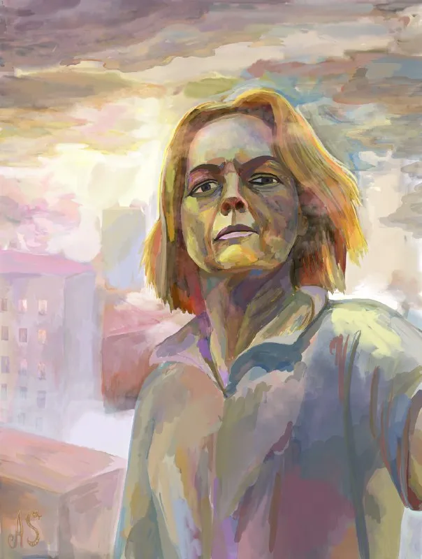 Portrait of Olga Komleva by Anastasia Asp