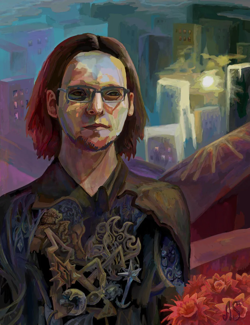 Portrait of Sergey Komandirov by Anastasiia Asp