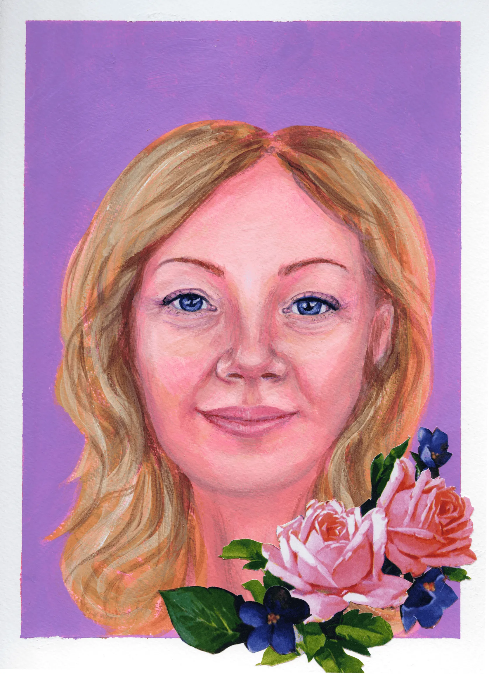 Portrait of Svetlana Khustik by Olga Sidilkovskaya