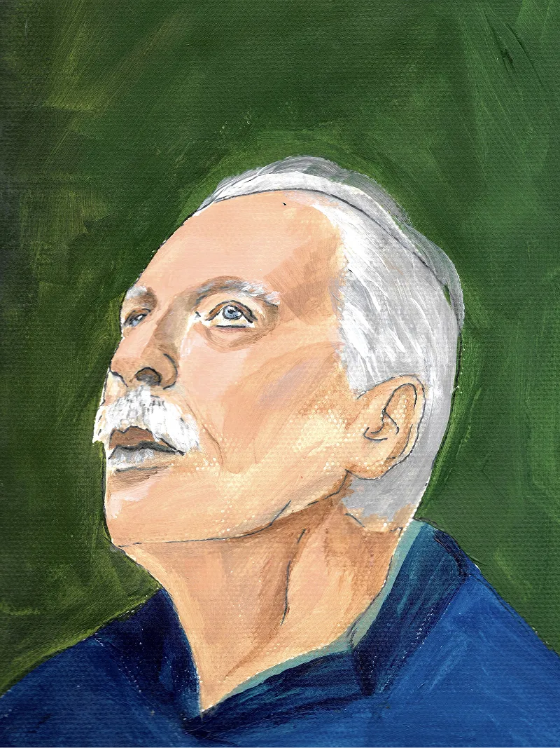 Portrait of Valery Golubkin by Liza Strizhenko